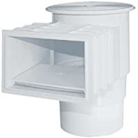 Productos QP Skimmer Boca 200 Abs Tapa Cuadrada- Negro- 42.5x46x28 cm- 500183C